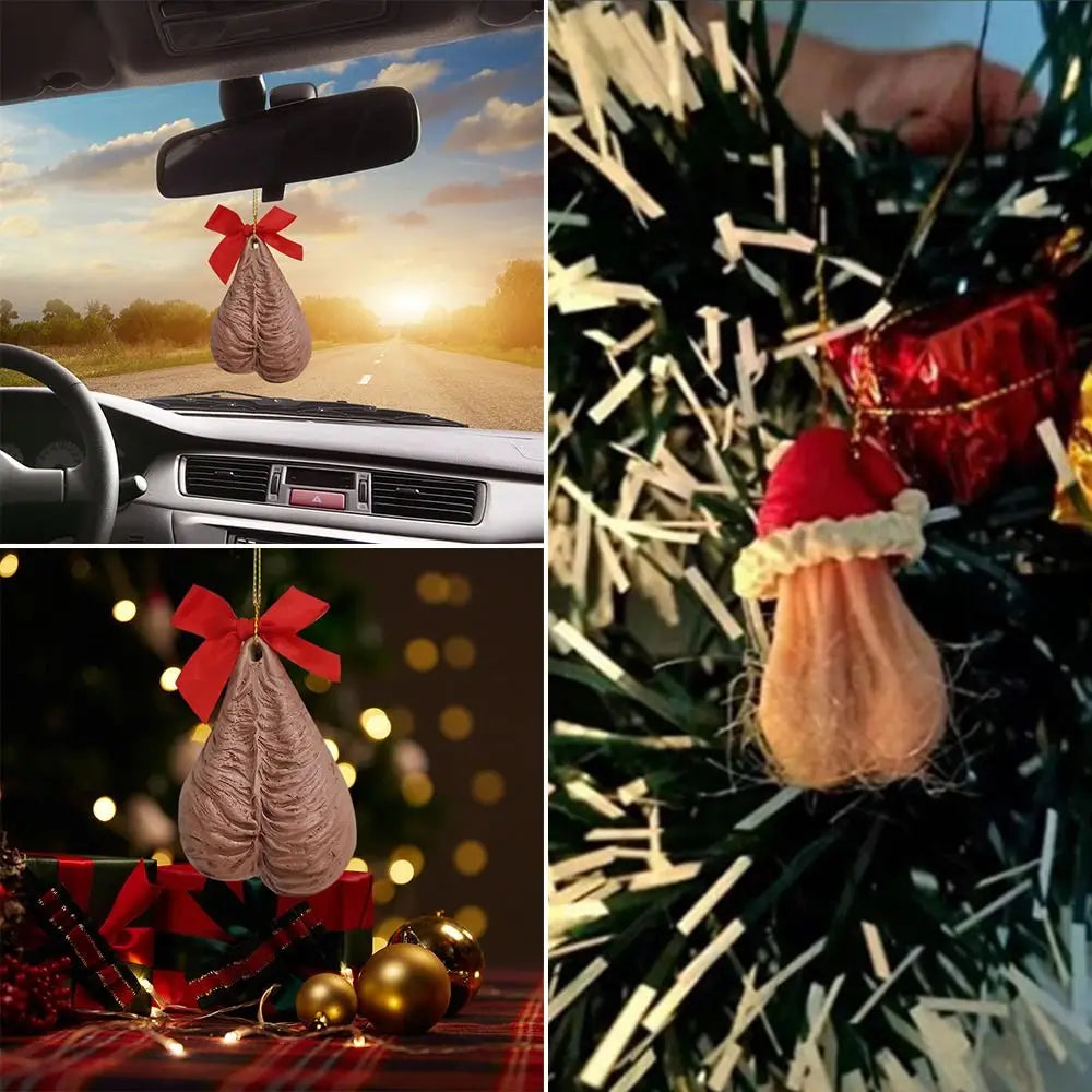 DIY Nuts Shaped Christmas Orniment