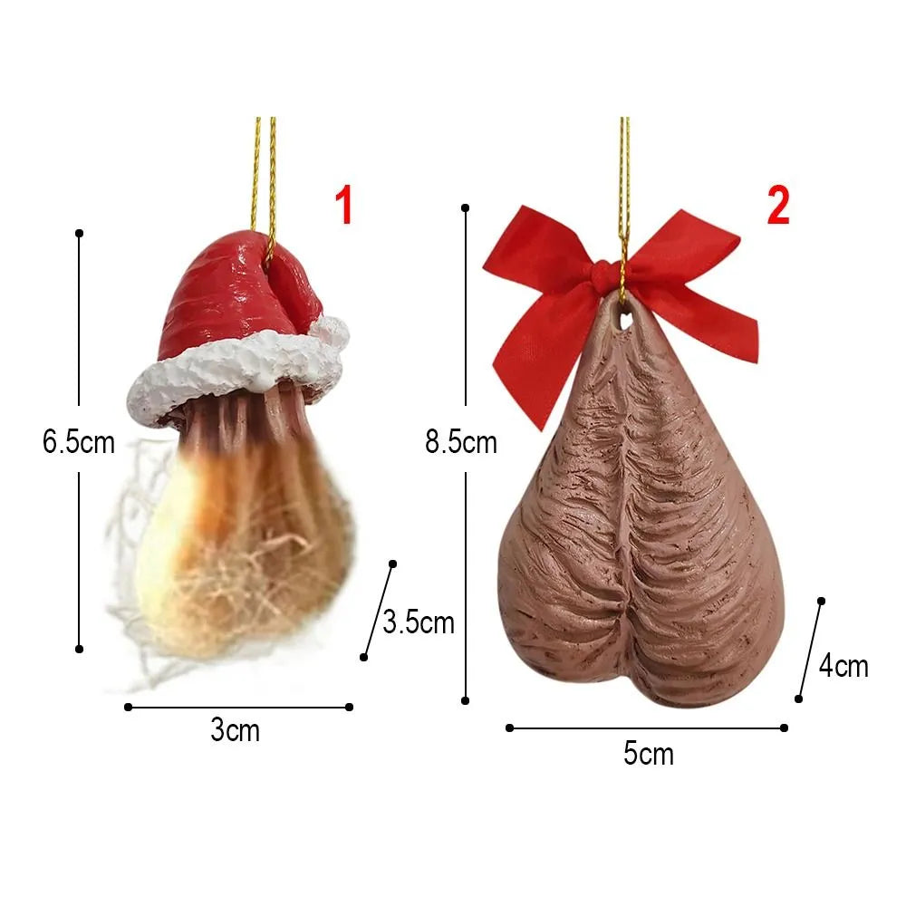 DIY Nuts Shaped Christmas Orniment