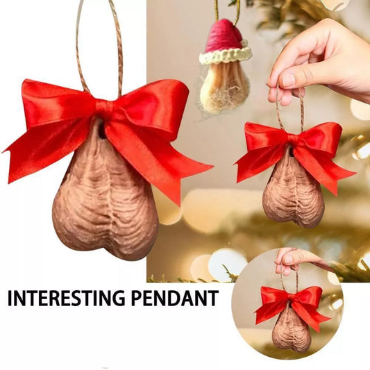 DIY Nuts Shaped Christmas Orniment